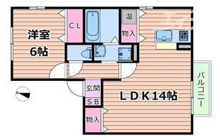 シャンデワゾーの物件間取画像